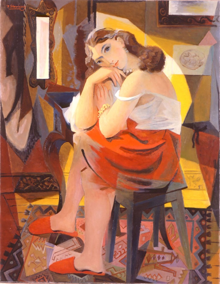 Сидящая женщина. 1944-1954 гг. (Фонд Федора Стравинского)